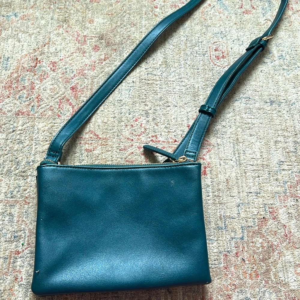Dark green purse